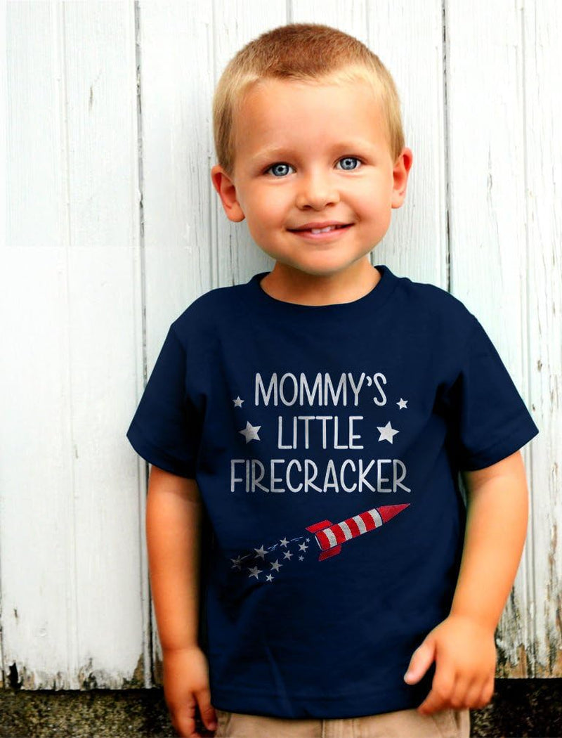 Mommy'S Little Firecracker Cute 4Th of July Toddler Infant Kids T-Shirt