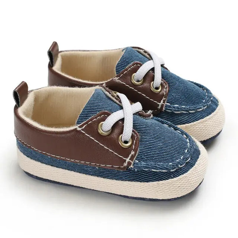 Newborn Toddler Baby Boy Girl Soft Sole First Walkers Shoes Lace up Casual Sneakers Sport Shoes