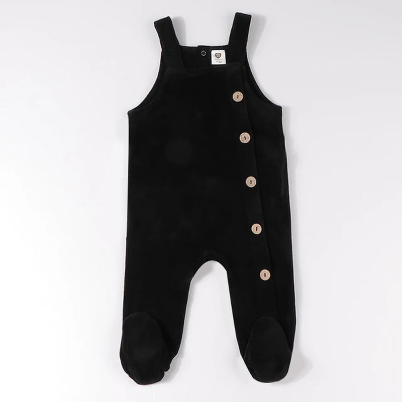 Baby Romper Pyjamas Kids Clothes Condole Belt Romper Children Clothing Baby Overalls Boy and Girls Clothes Black Baby Jumpsuit