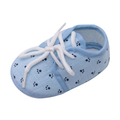 2020 Summer Newborn Shoes Baby Girls Shoes Letter Footprint Plaid Anti-Slip Footwear Crib Shoes Baby Boy Small Toddler Shoes